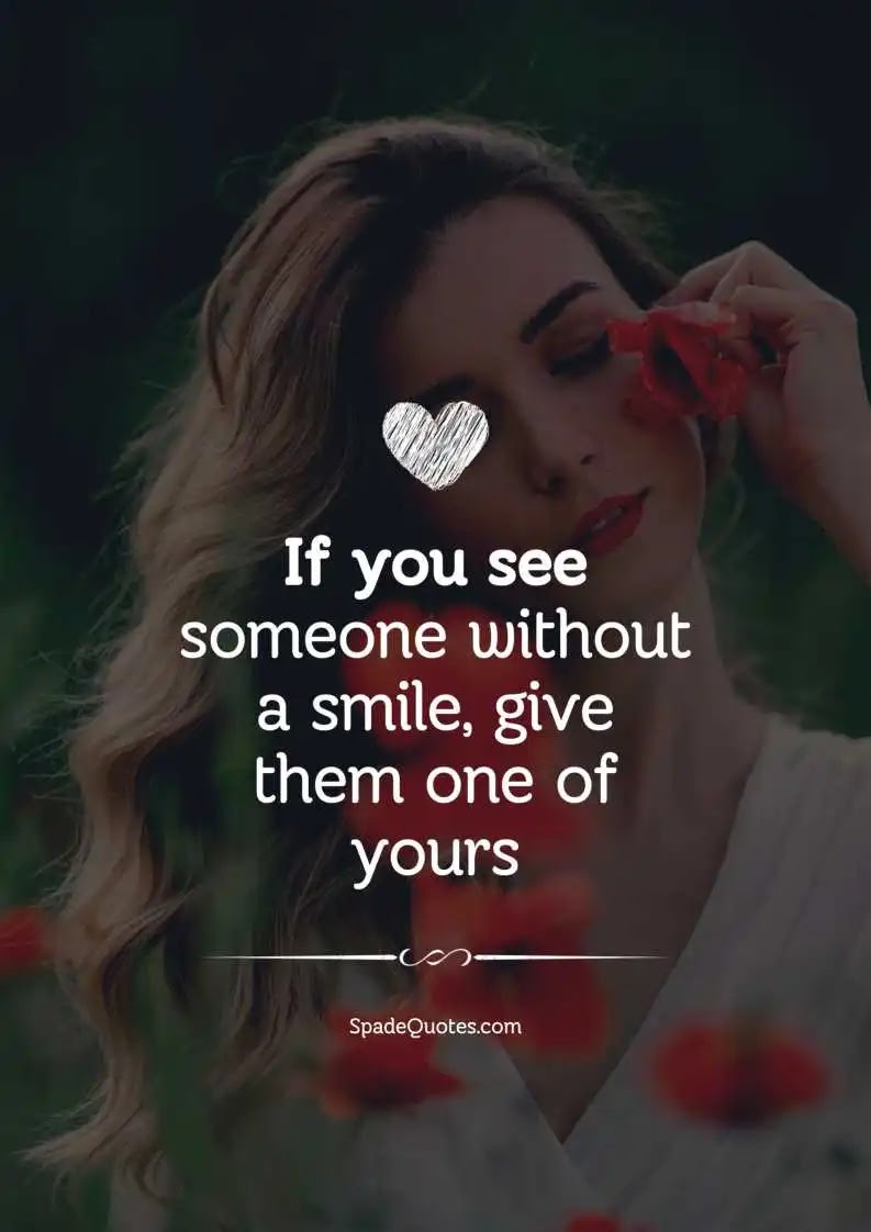 Give-others-your-smile-Instagram-Quotes-about-Smile-SpadeQuotes