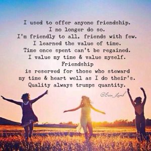 Cherishing Friendships