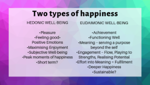 Happiness and Well being