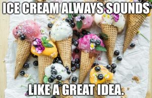 Understanding Ice Cream Captions