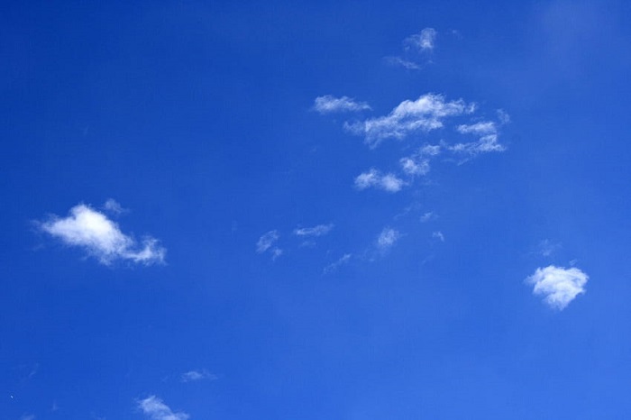 The Serenity of Clear Blue Skies