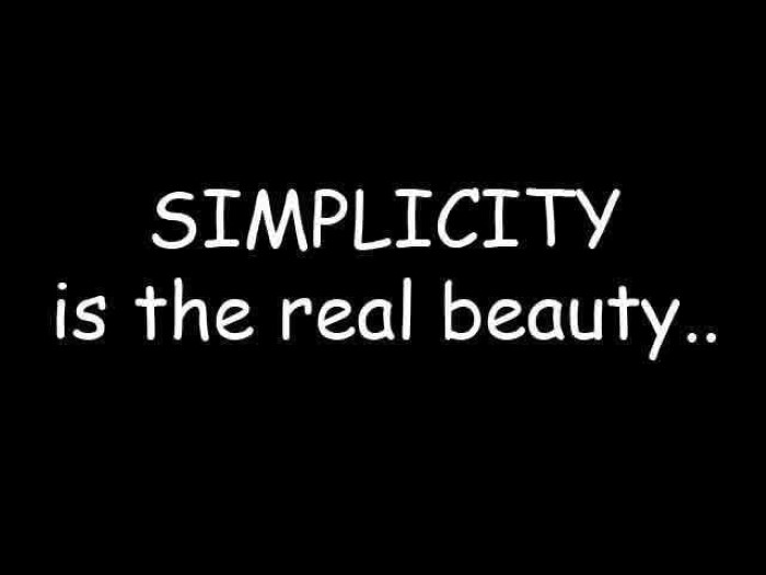 The Simplicity of Beauty