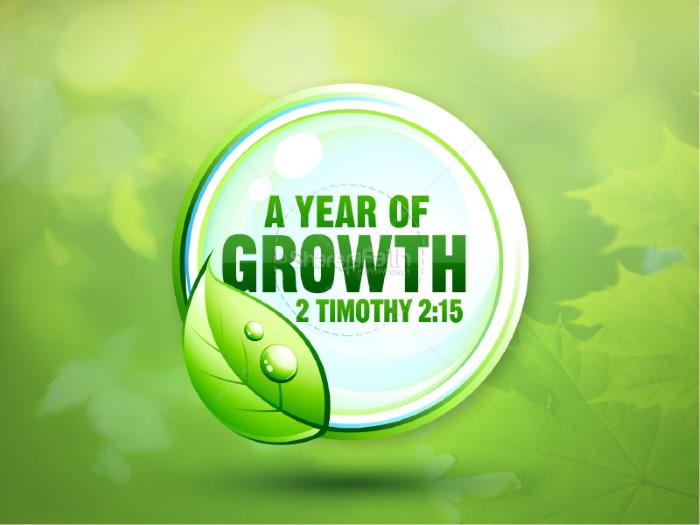 The Year of Growth