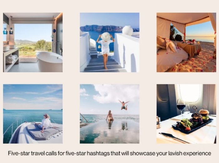 Luxury Travel Hashtags