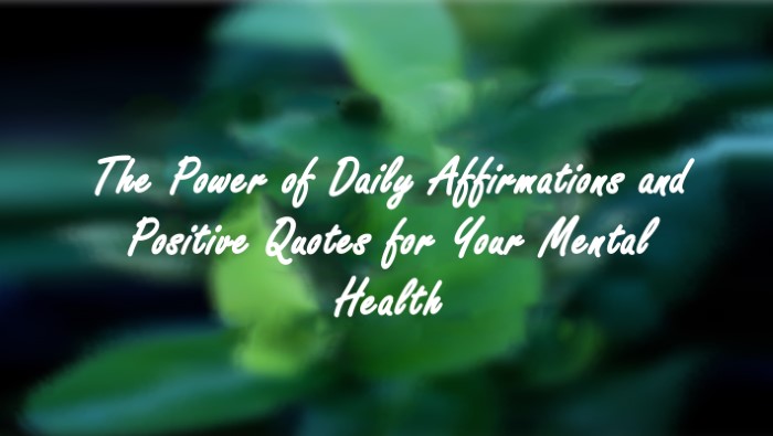 Daily Affirmations