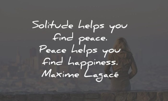 Serenity and Solitude
