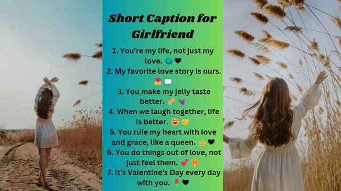 Short caption for girlfriend