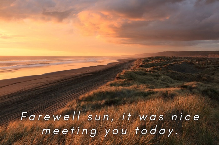 sunset quotes and caption ideas